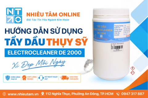 Hướng Dẫn Sử Dụng Tẩy Dầu Điện DE 2000 Đúng Kỹ Thuật