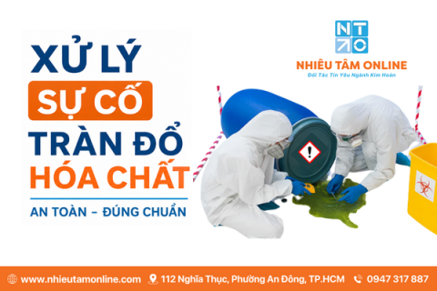 Hướng Dẫn Quy Trình Xử Lý Sự Cố Tràn Đổ Hóa Chất An Toàn