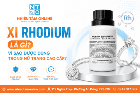 Xi Rhodium Là Gì? Vì Sao Được Dùng Trong Nữ Trang Cao Cấp?