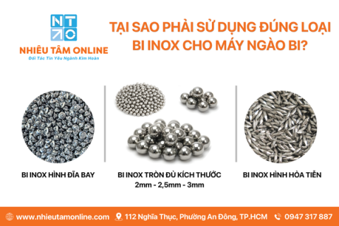 Tại Sao Phải Sử Dụng Đúng Loại Bi Inox Cho Máy Ngào Bi?