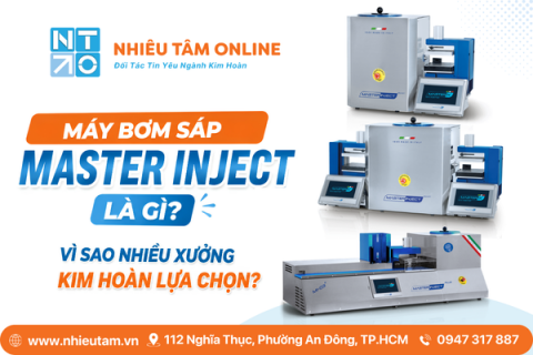 Máy Bơm Sáp Master Inject Là Gì? Vì Sao Nhiều Xưởng Kim Hoàn Lựa Chọn?