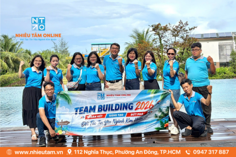 Nhiêu Tâm Online Tổ Chức Team Building 2026 | Đoàn Kết – Sáng Tạo – Bứt Phá