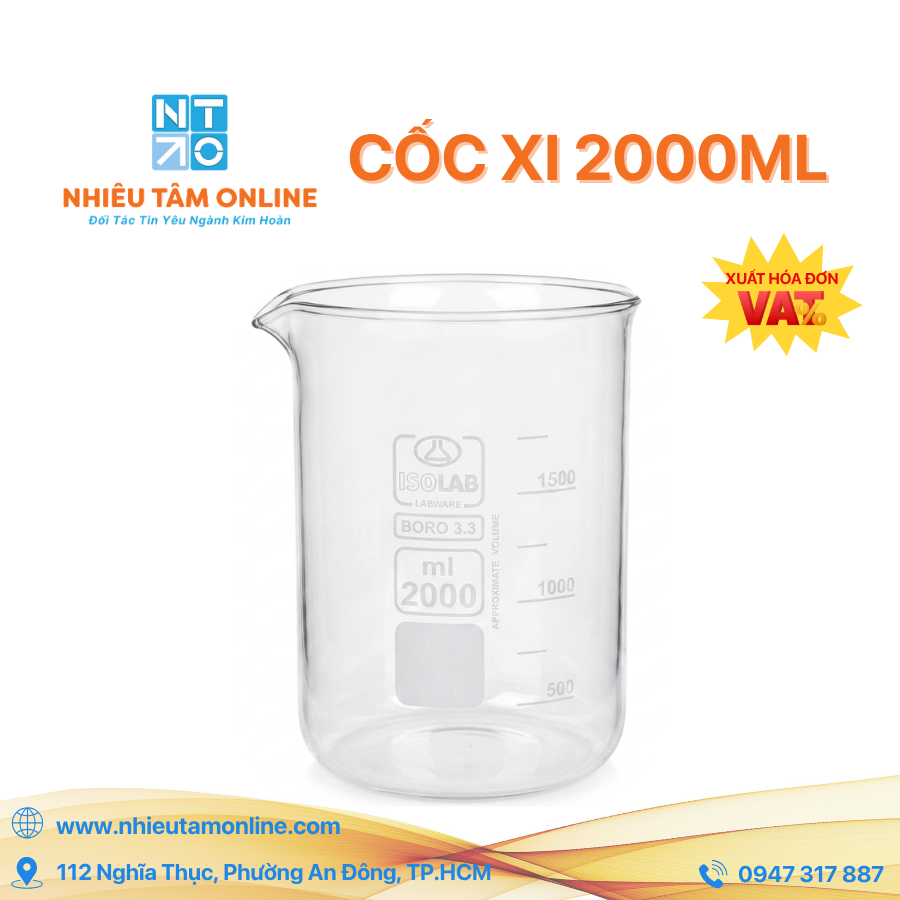 Cốc Thủy Tinh Đức 2000ml
