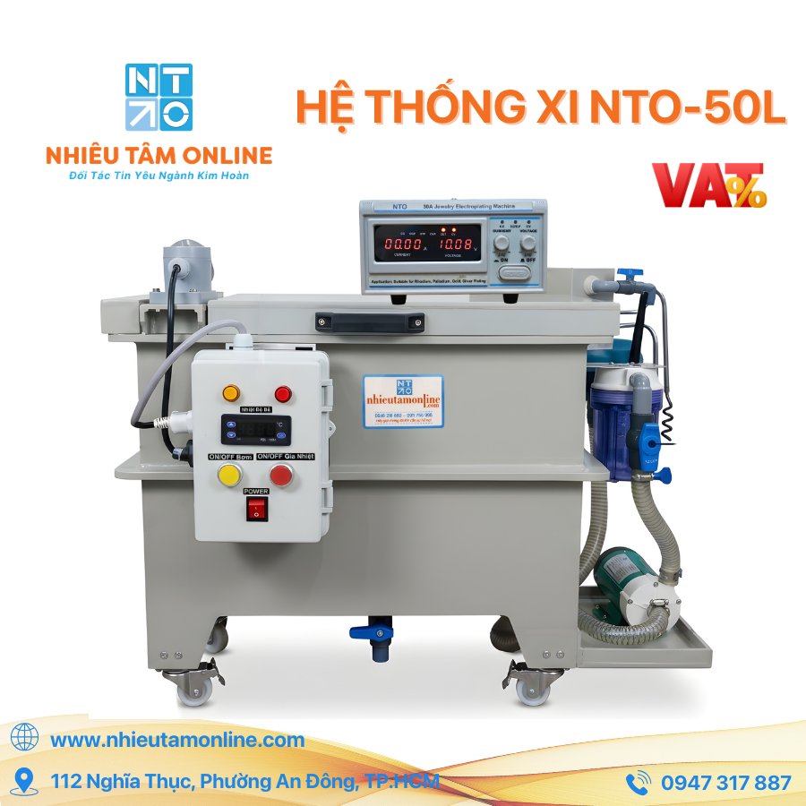 ​Hệ Thống Xi Tự Động 50 Lít