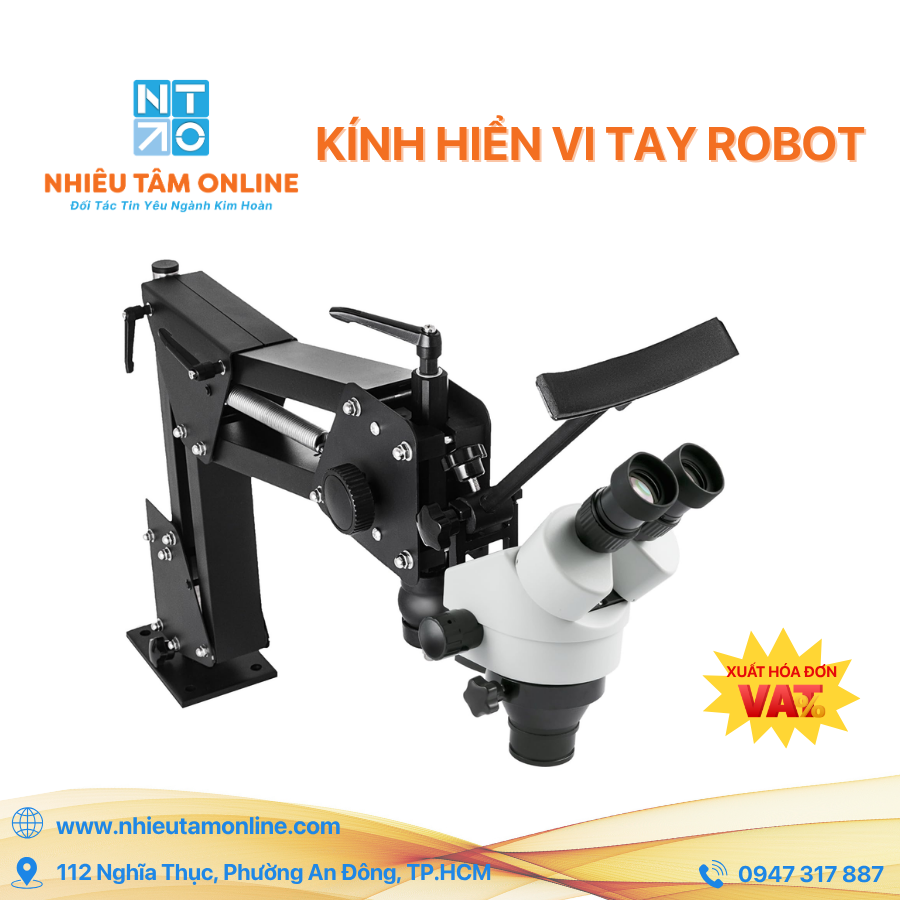 Kính Hiển Vi Tay Robot 45X