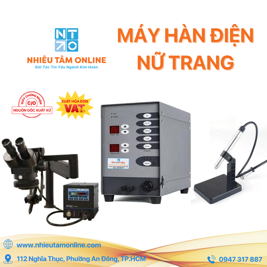 Máy Hàn Điện Nữ Trang