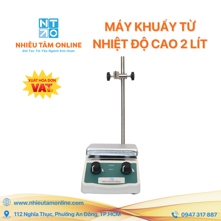 Máy Khuấy Từ Nhiệt Độ Cao 2 Lít