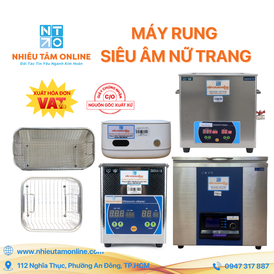 Máy Rung Siêu Âm Nữ Trang