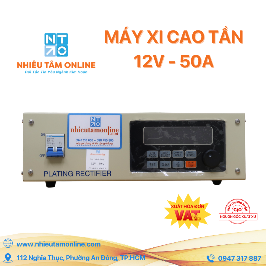 Máy Xi Cao Tần 12V - 50A