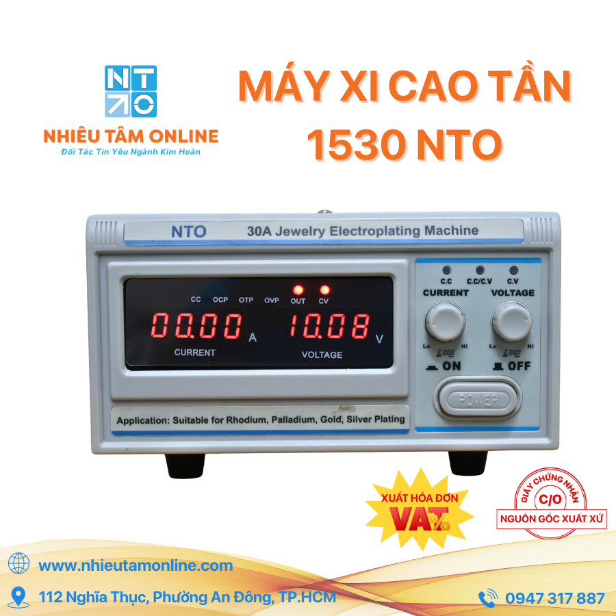 Máy Xi Cao Tần 1530 NTO