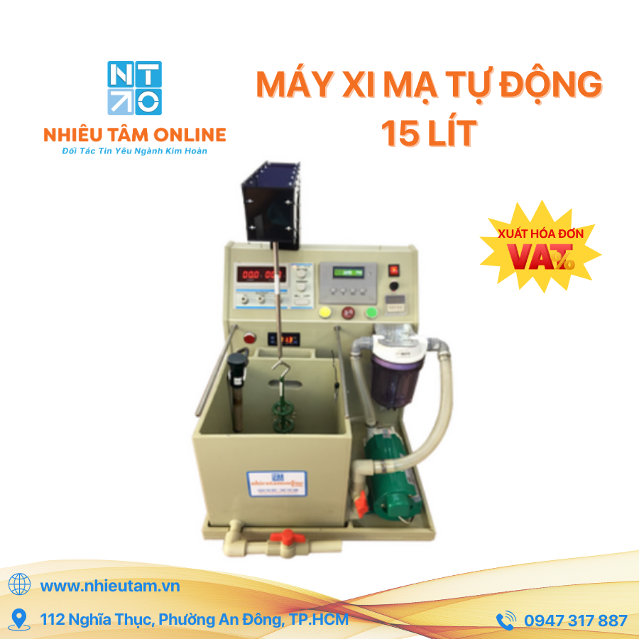 Máy Xi Mạ Tự Động 15 Lít