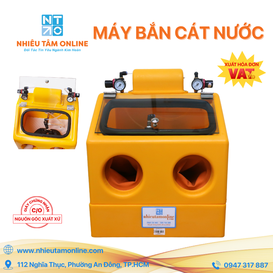Máy Bắn Cát - Phun Cát Ướt