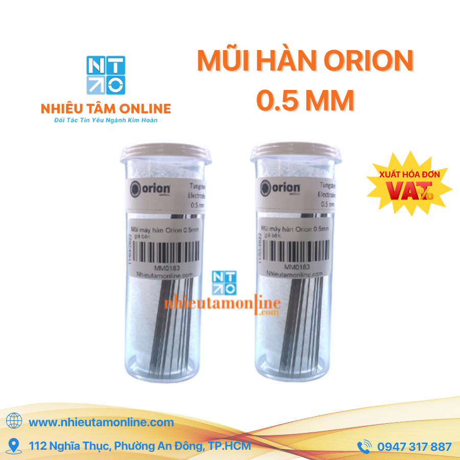 Mũi kim máy hàn Orion 0.5mm