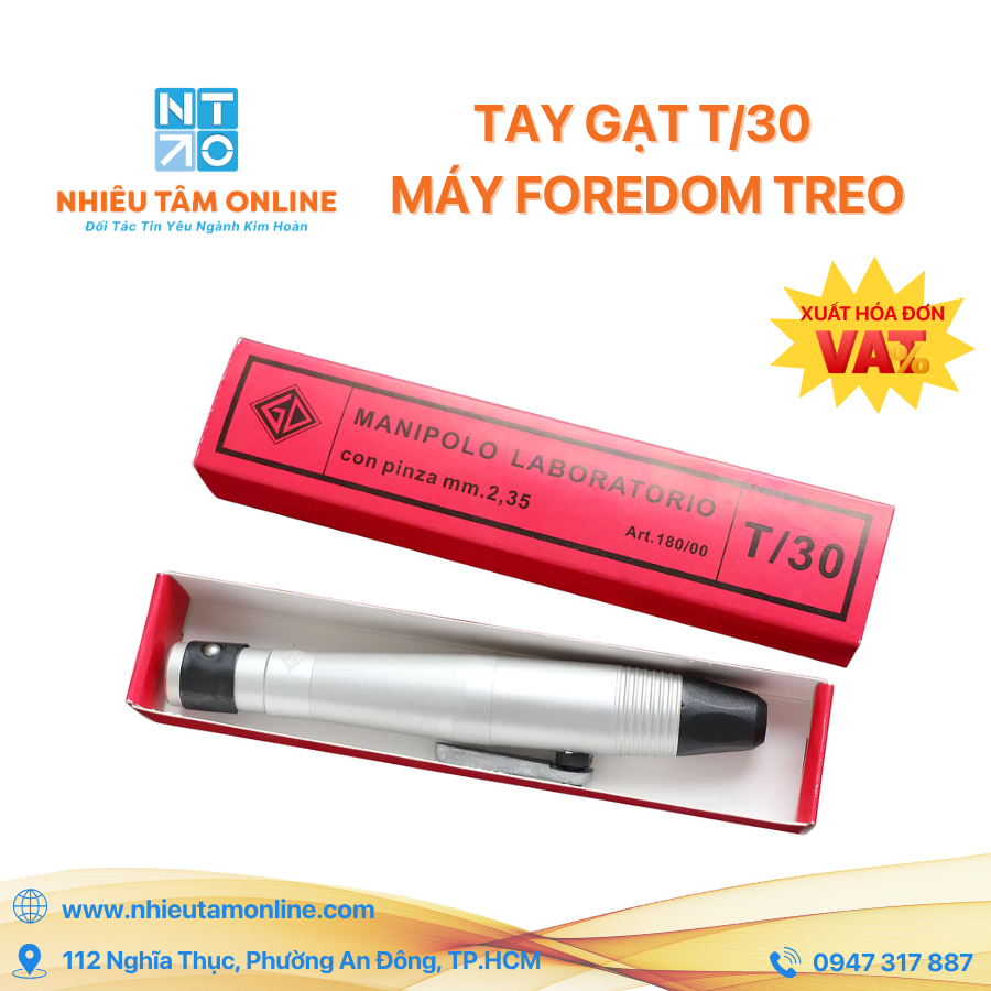 ​Tay gạt T/30 máy Foredom treo