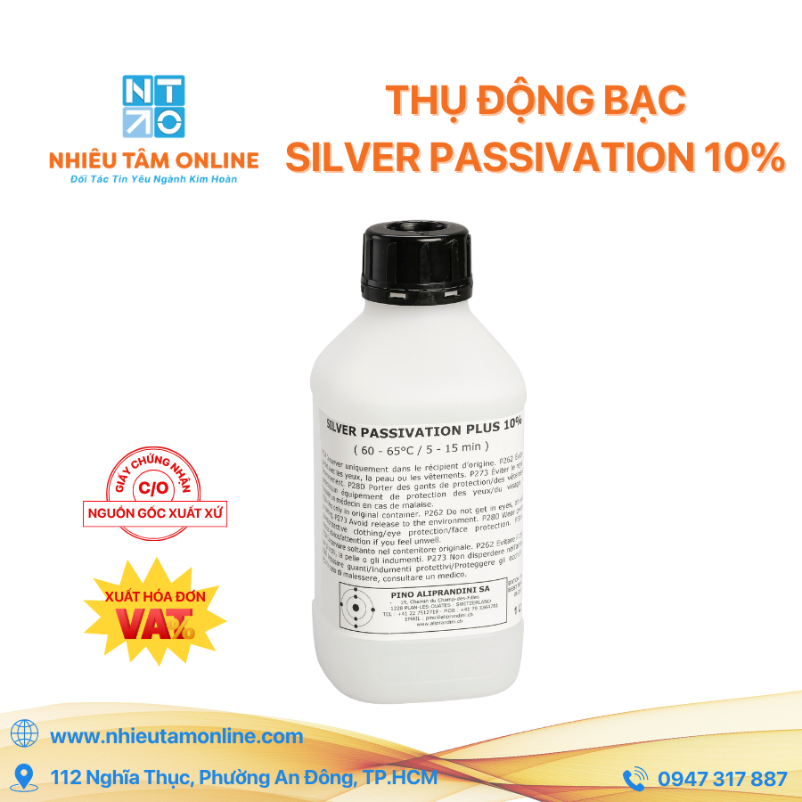 Thụ Động Bạc - Silver Passivation 10%