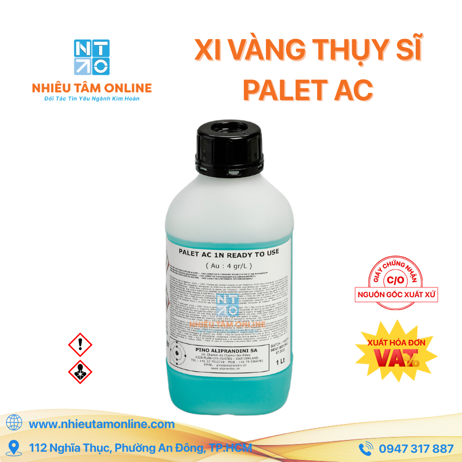 Xi Vàng Thụy Sĩ Palet AC