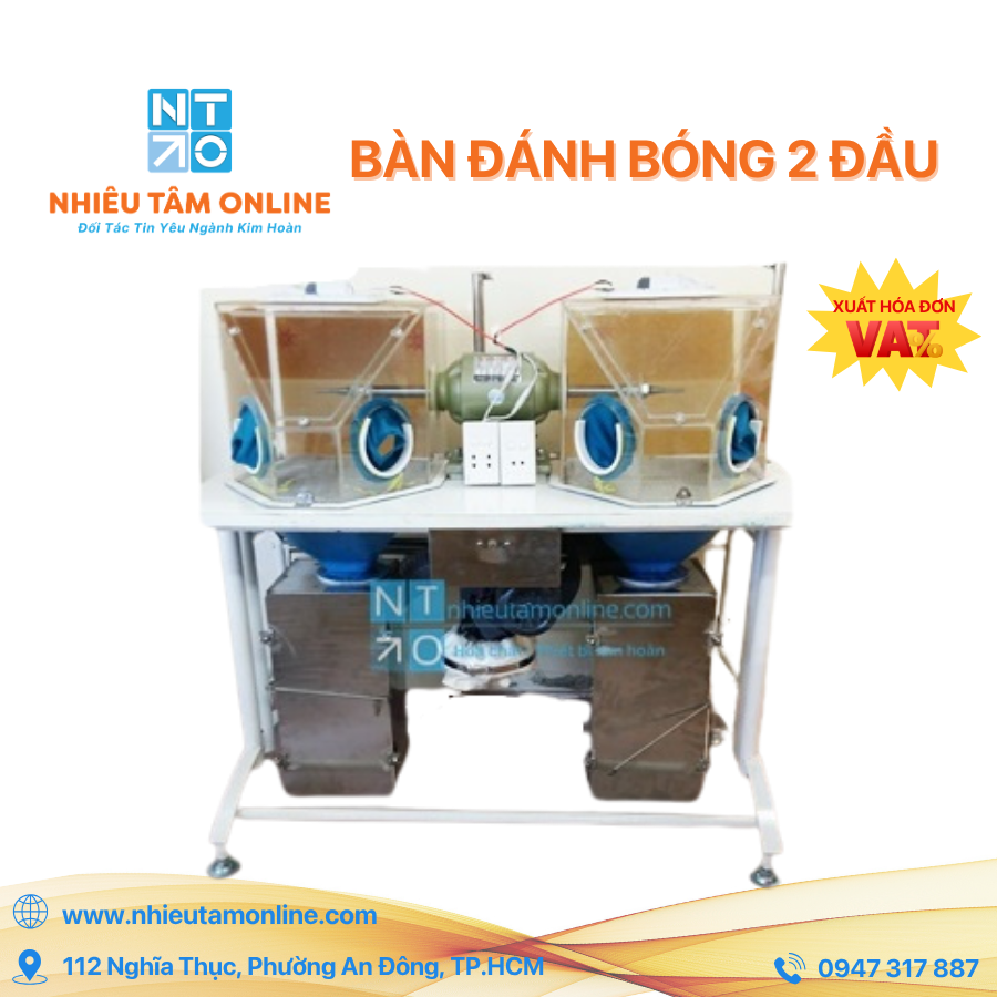 Bàn Đánh Bóng 2 Đầu