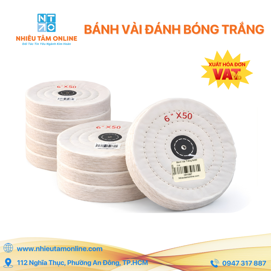 Bánh Vải Đánh Bóng Trắng