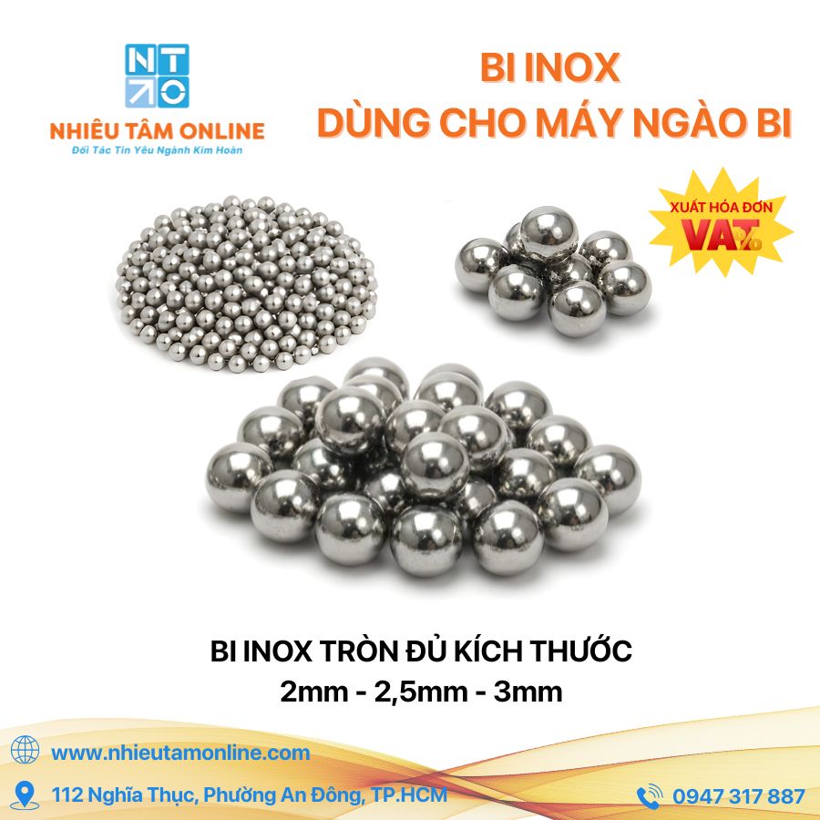 Bi ngào Inox hình tròn