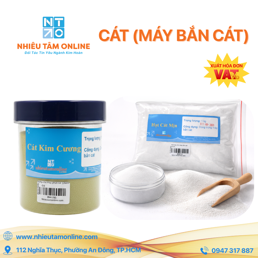 Cát Máy Bắn Cát