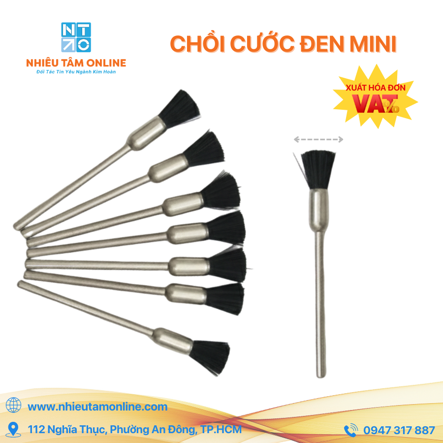 Chổi cước đen 5mm