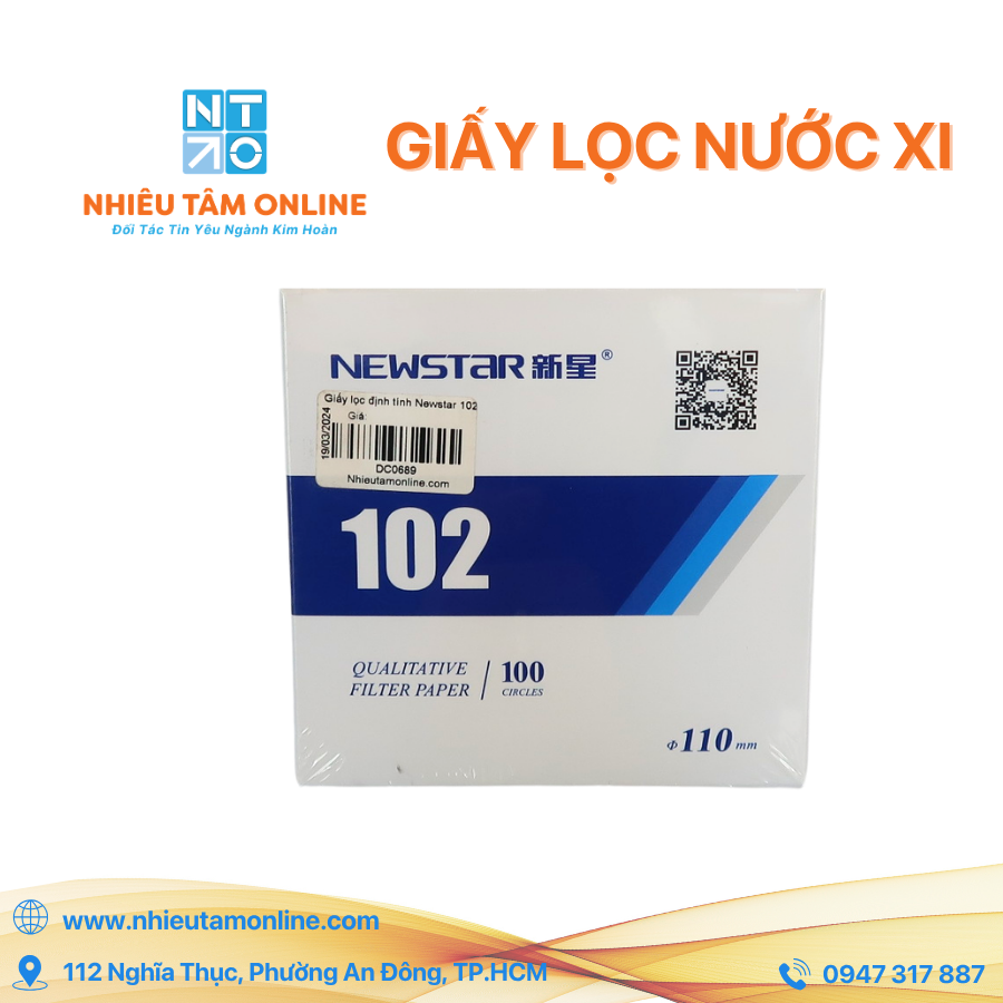 Giấy lọc nước xi