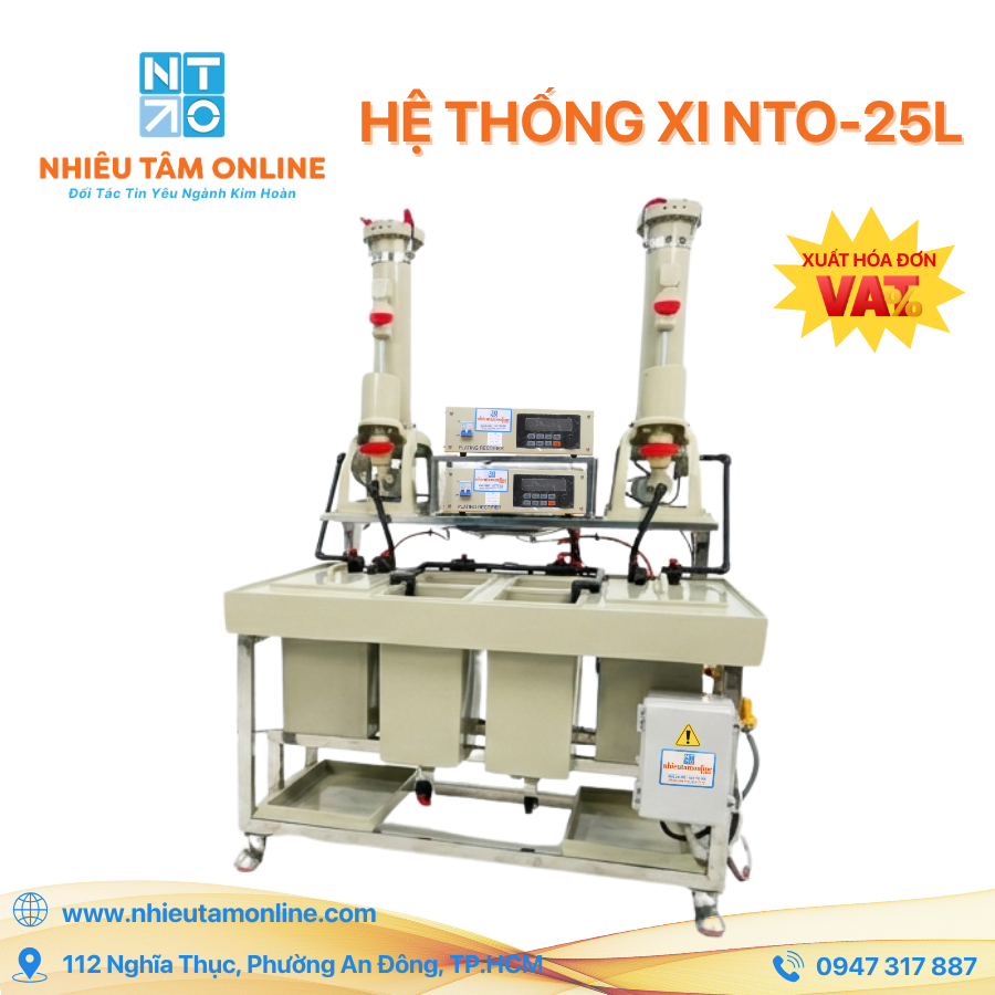 ​Hệ Thống Xi Tự Động Ý 25 Lít