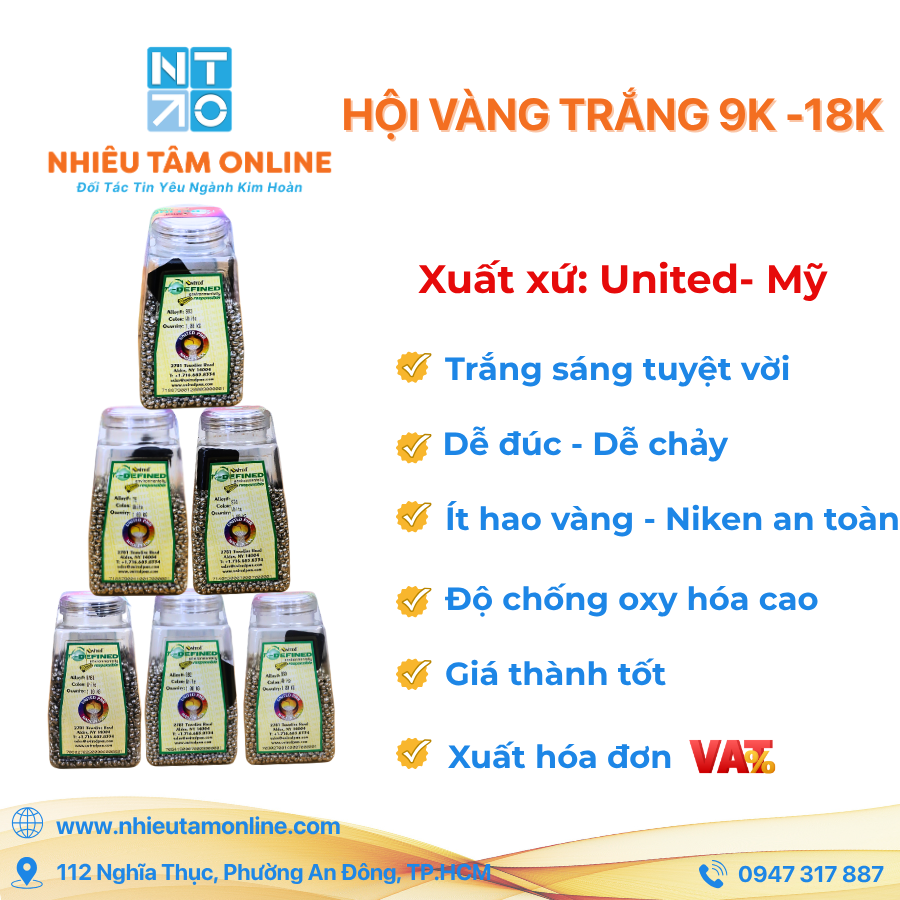 Hội Vàng Trắng 9K ‑ 18K