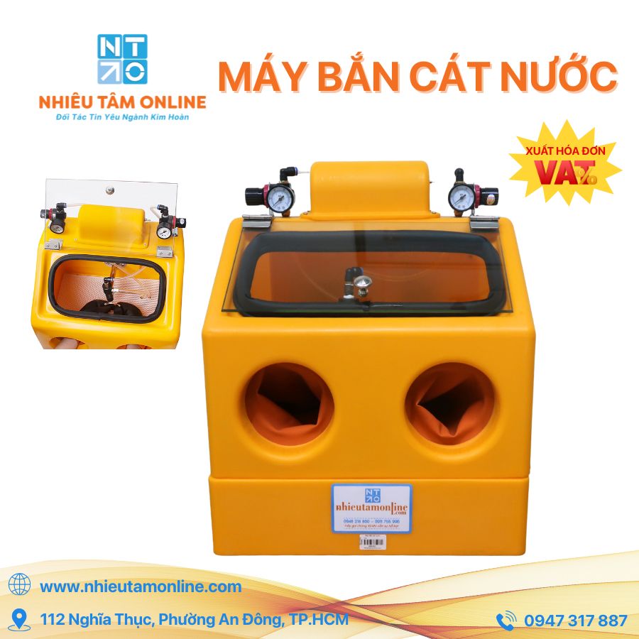 Máy bắn cát - phun cát ướt