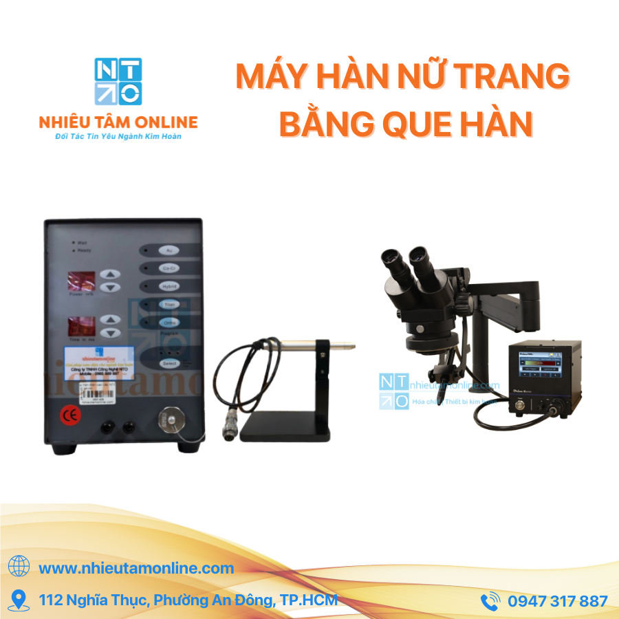 Máy hàn nữ trang điện cao cấp NTO