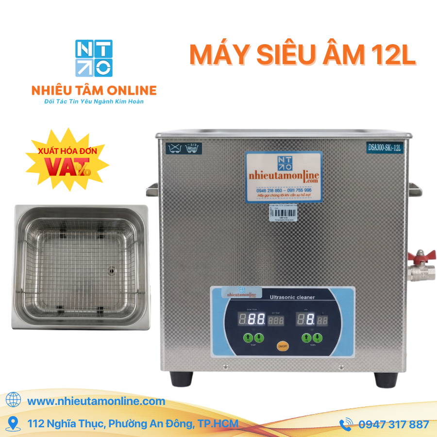Máy siêu âm 12 lít
