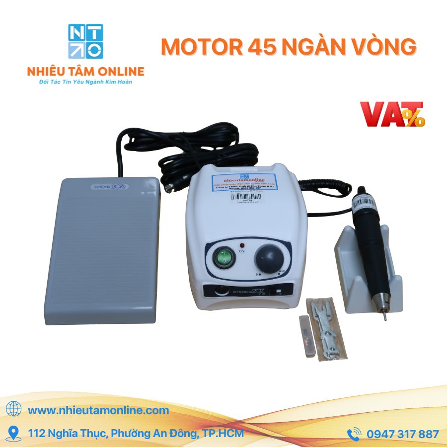 Motor cầm tay Strong 207- 45 ngàn vòng