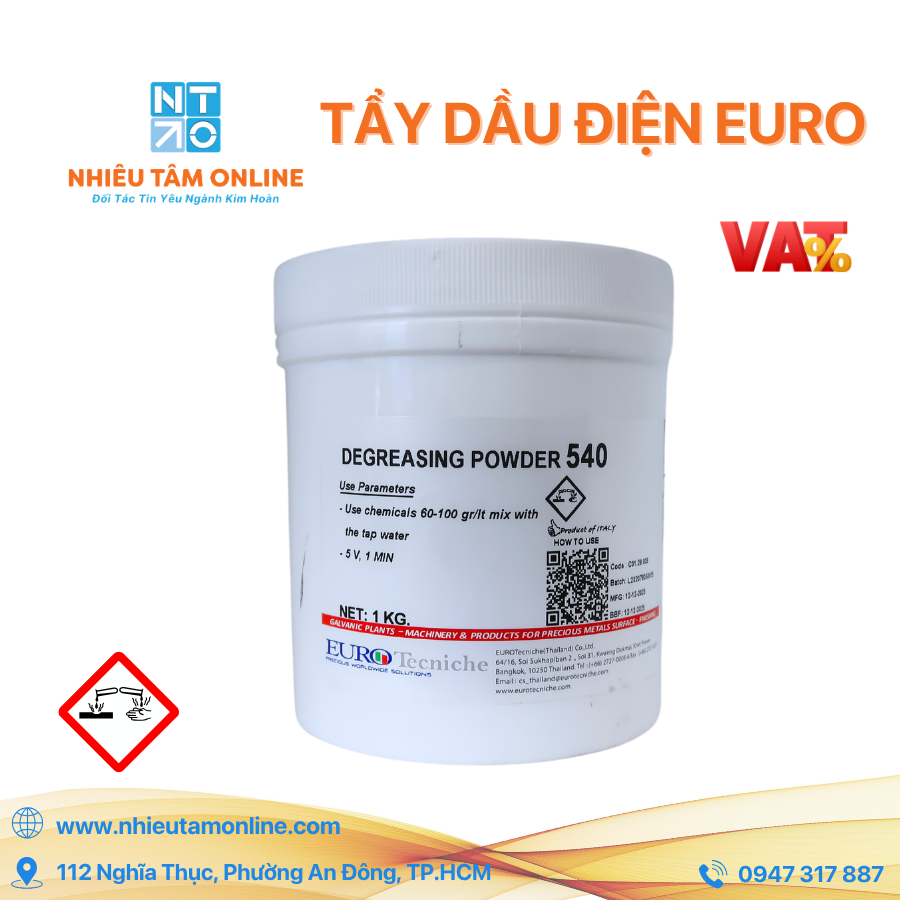 Tẩy dầu điện Euro