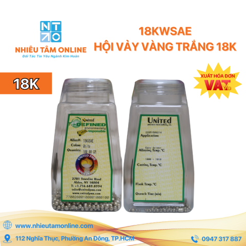18KWSAE - Hội Vảy Vàng Trắng 18K