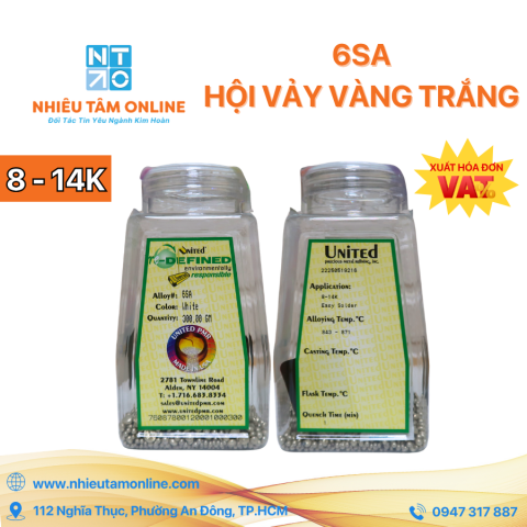 6SA - Hội Vảy Vàng Trắng 8K - 14K