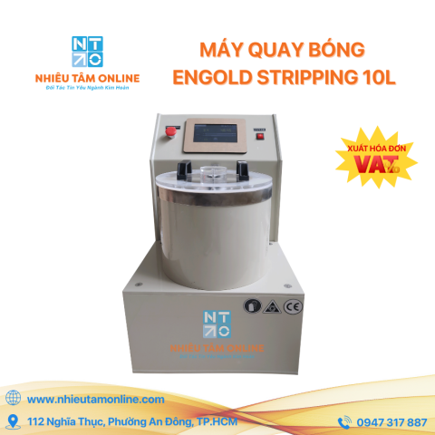 Máy Quay Bóng Nữ Trang Engold Stripping 10L