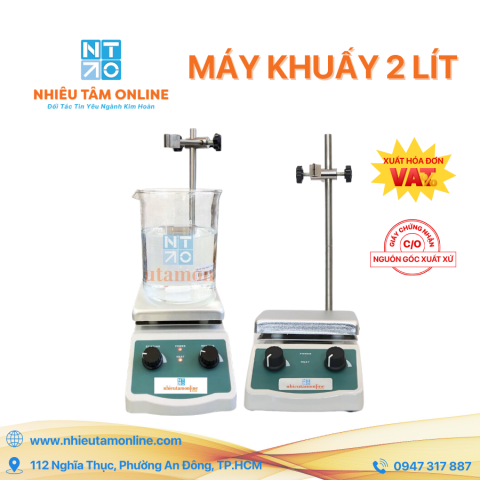 Máy Khuấy Từ Nhiệt Độ Cao 2 Lít