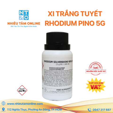 Xi Trắng Tuyết Rhodium PINO 5G