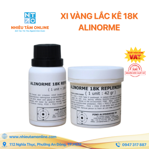 Xi Vàng Lắc Kê 18K Alinorme
