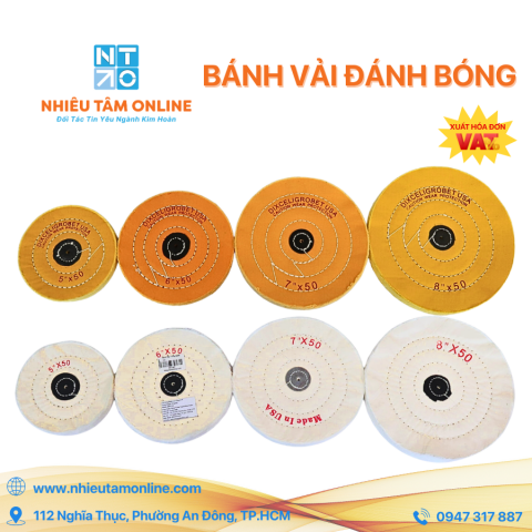 Bánh vải đánh bóng