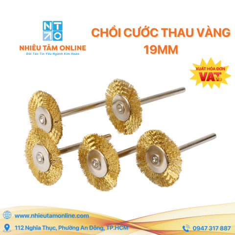 Chổi Cước Thau Vàng 19mm