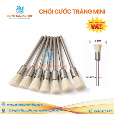 Chổi cước trắng 5mm