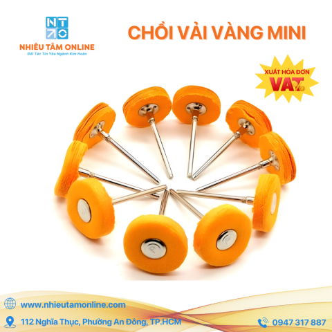 Chổi vải vàng 20mm