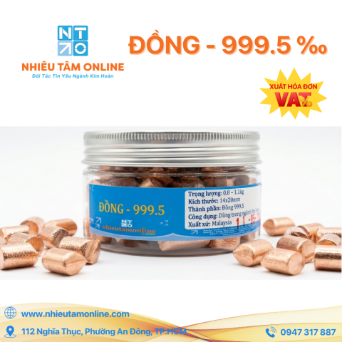 Đồng - 999.5 ‰