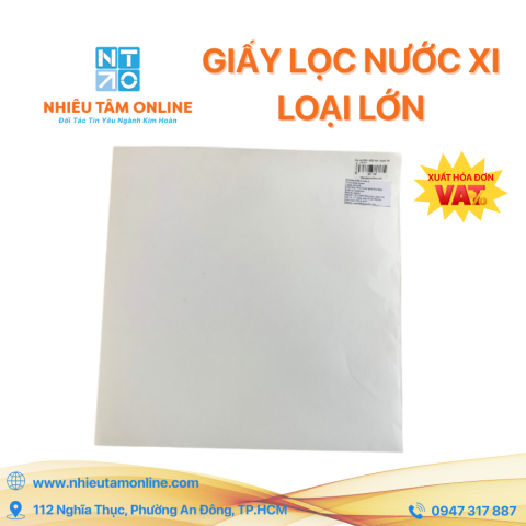 Giấy Lọc Nước Xi Loại Lớn
