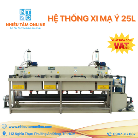 ​Hệ Thống Xi Tự Động Ý 25 Lít