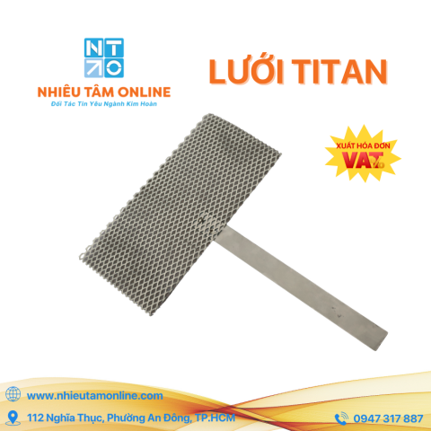 Lưới Titan 10x20cm Có Cán