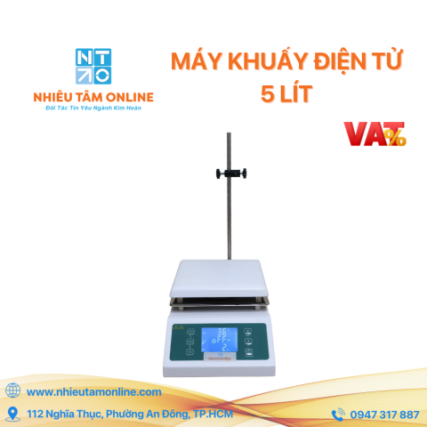 ​Máy khuấy từ nhiệt độ cao 5 lít