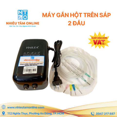 Máy Gắn Hột Trên Sáp 2 Đầu