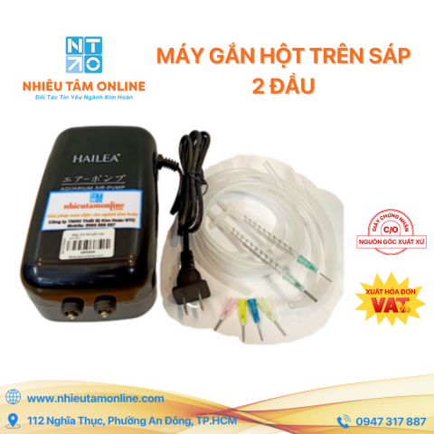 Máy Gắn Hột Trên Sáp 2 Đầu